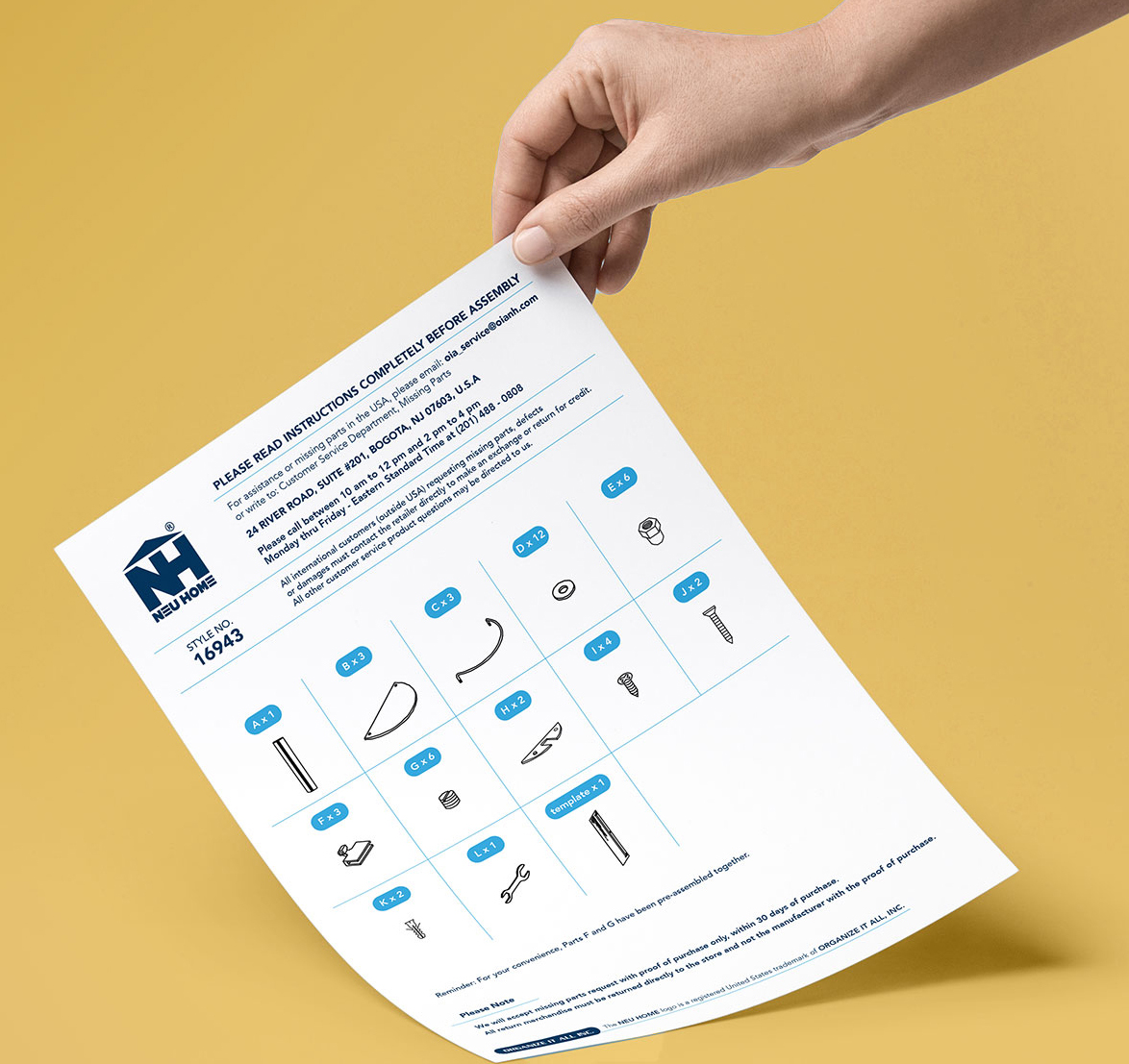 Assembly Sheet